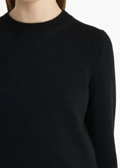 Khaite Knitwear-Leta Sweater in Black