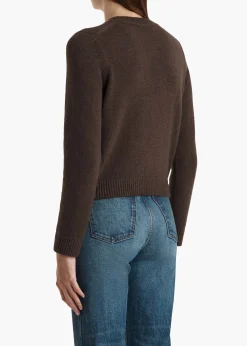 Khaite Knitwear-Leta Sweater in Coffee