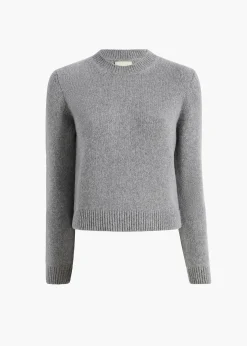 Khaite Knitwear-Leta Sweater in Fog