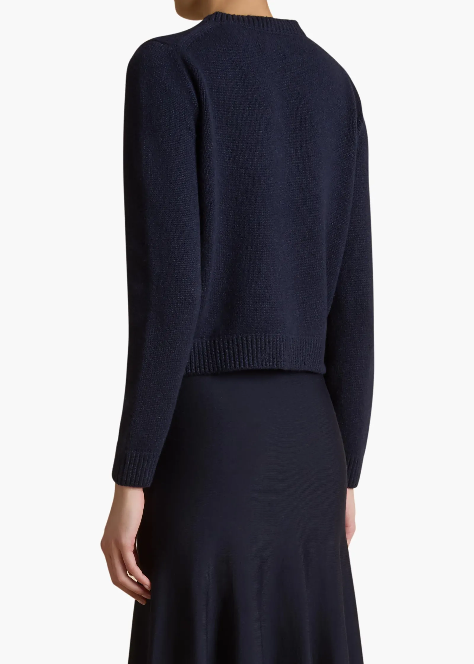 Khaite Knitwear-Leta Sweater in Midnight