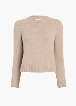 Khaite Knitwear-Leta Sweater in Putty
