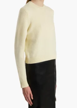 Khaite Knitwear-Leta Sweater in Zest