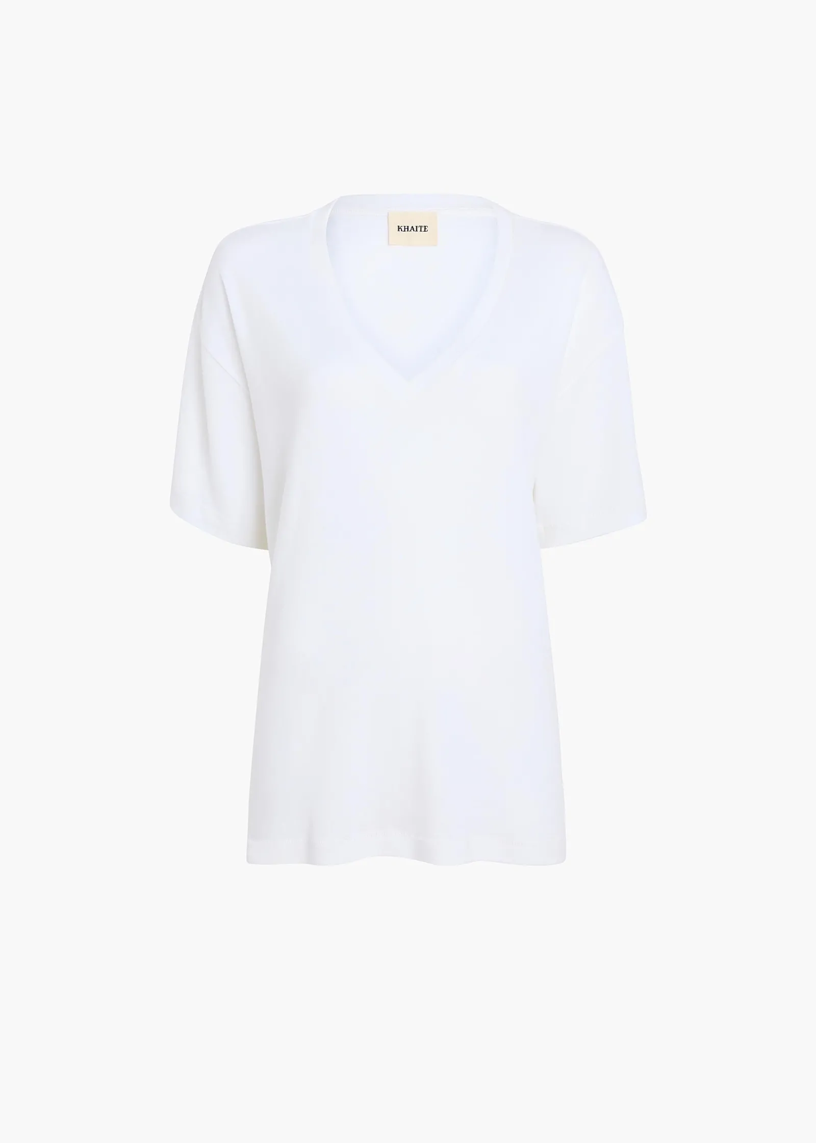 Khaite T-Shirts & Tanks-Linda T-Shirt in White