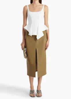 Khaite Shirts & Tops-Loa Top in Chalk