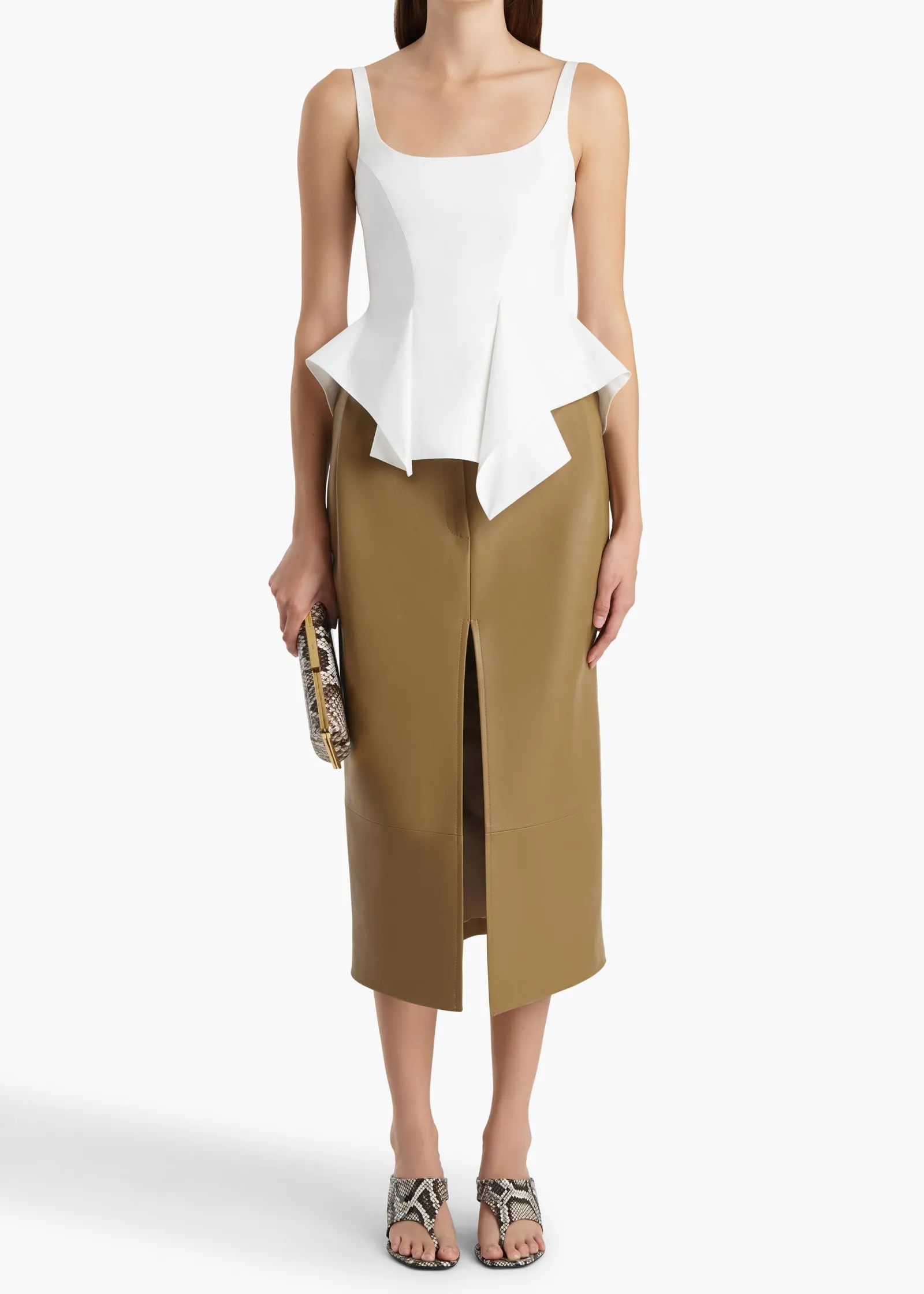 Khaite Shirts & Tops-Loa Top in Chalk