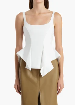 Khaite Shirts & Tops-Loa Top in Chalk