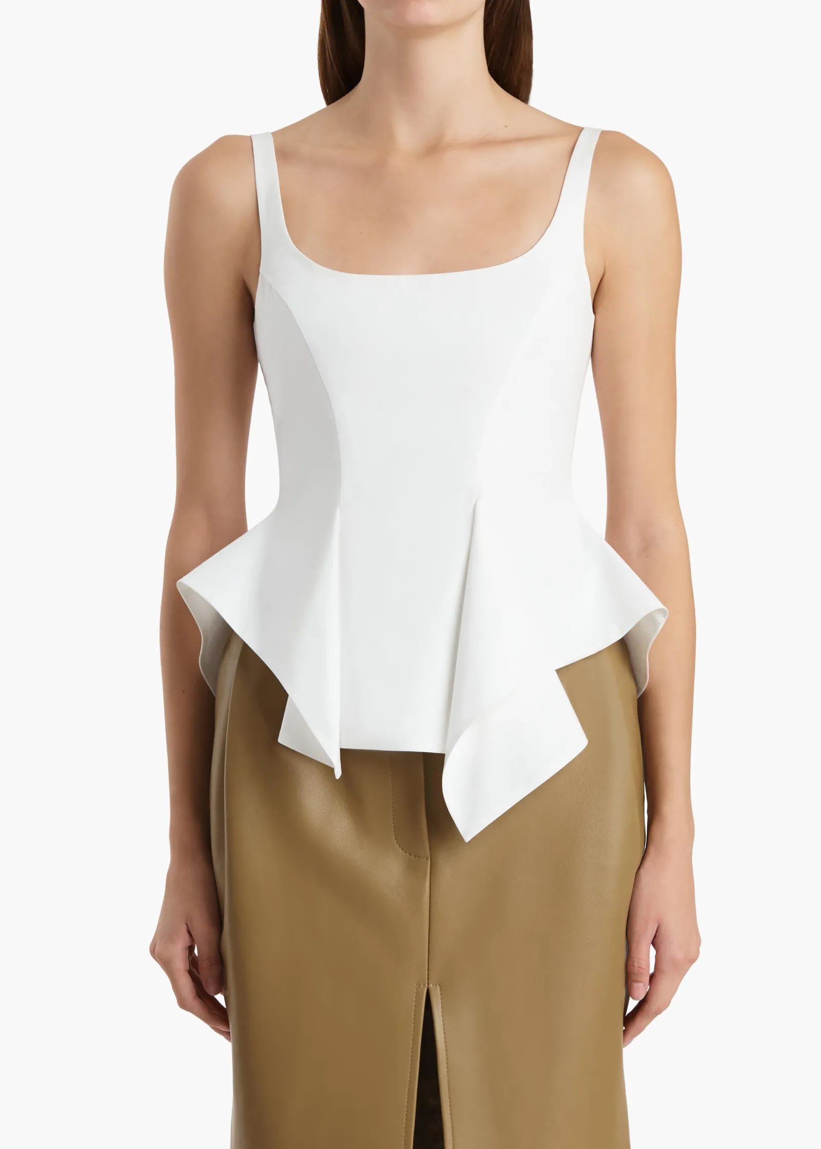 Khaite Shirts & Tops-Loa Top in Chalk