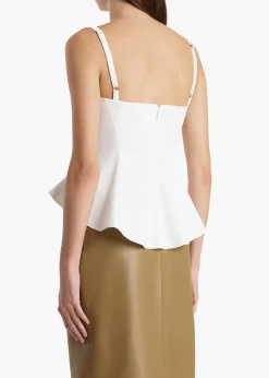 Khaite Shirts & Tops-Loa Top in Chalk