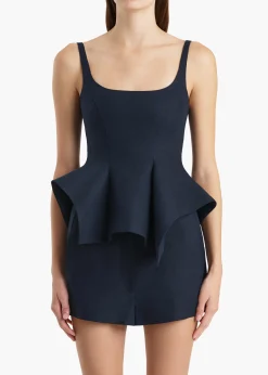 Khaite Shirts & Tops-Loa Top in Dark Navy