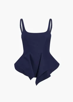 Khaite Shirts & Tops-Loa Top in Marine
