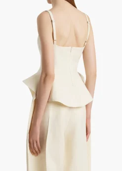 Khaite Shirts & Tops-Loa Top in Natural