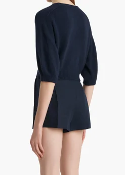 Khaite Knitwear-Lorelai Sweater in Midnight