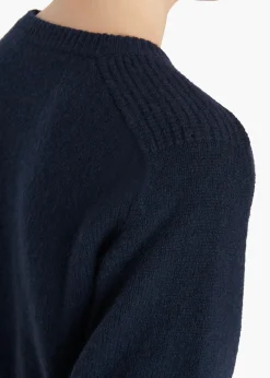Khaite Knitwear-Lorelai Sweater in Midnight