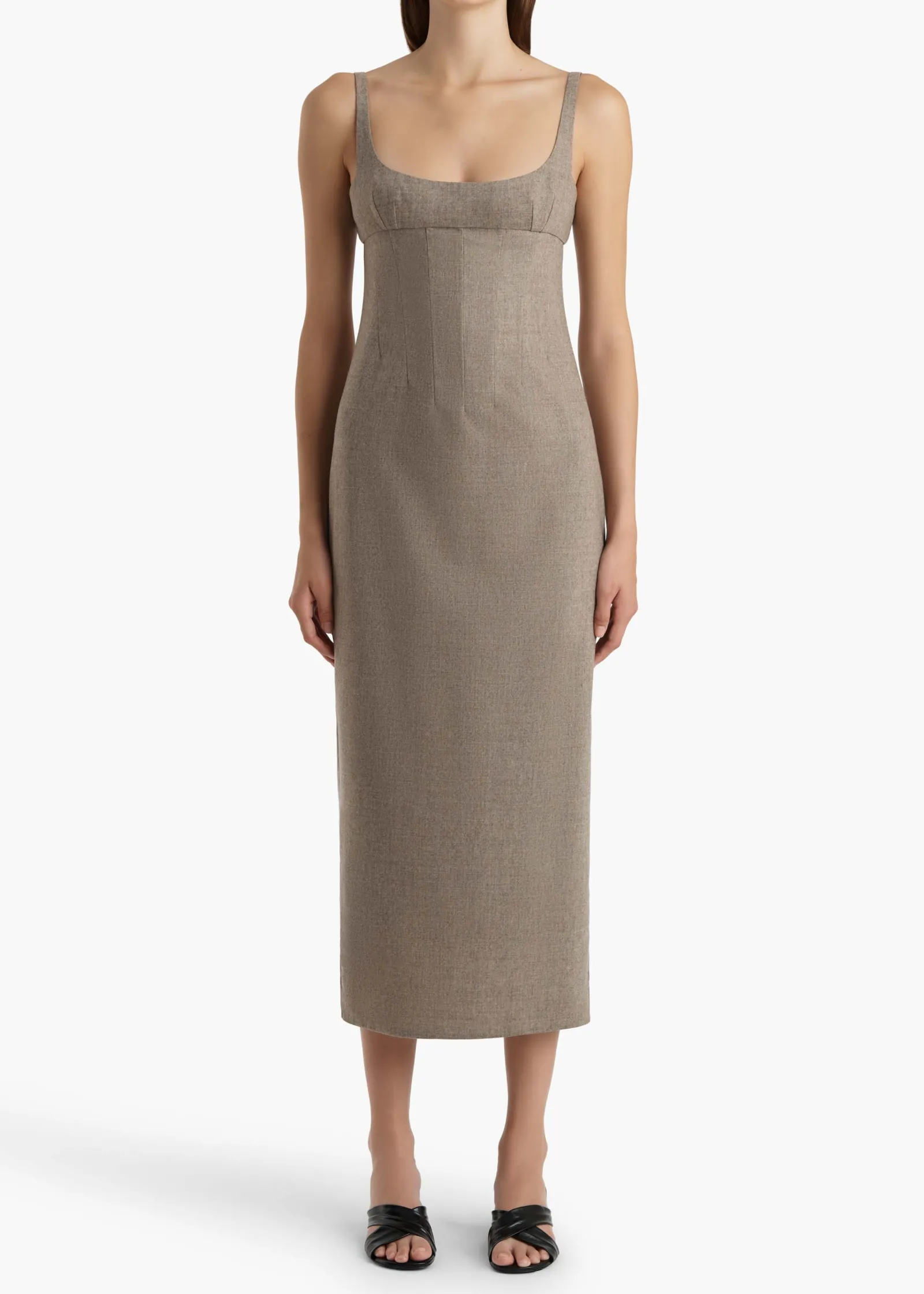 Khaite Dresses-Lotte Dress in Sepia