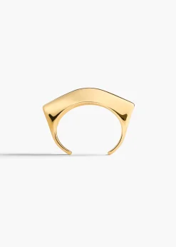Khaite Jewelry-Lotus Cuff in Gold