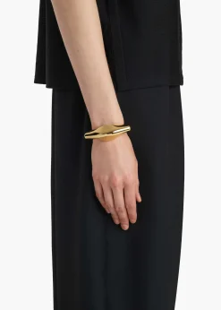 Khaite Jewelry-Lotus Cuff in Gold