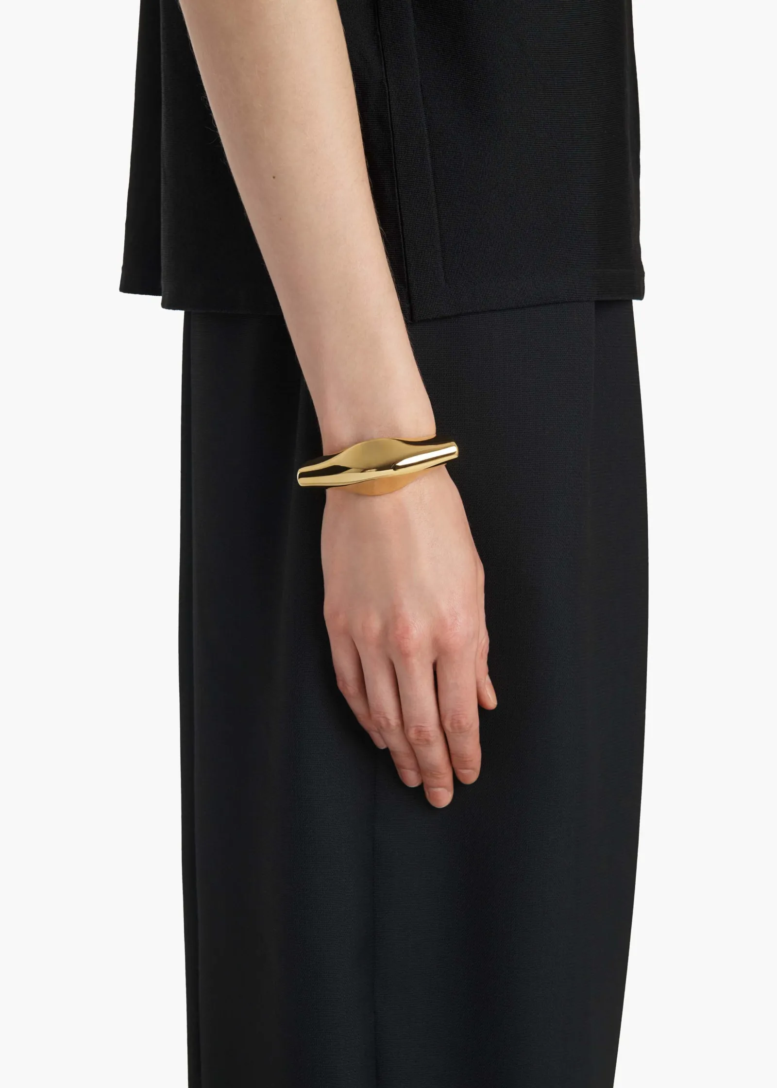Khaite Jewelry-Lotus Cuff in Gold