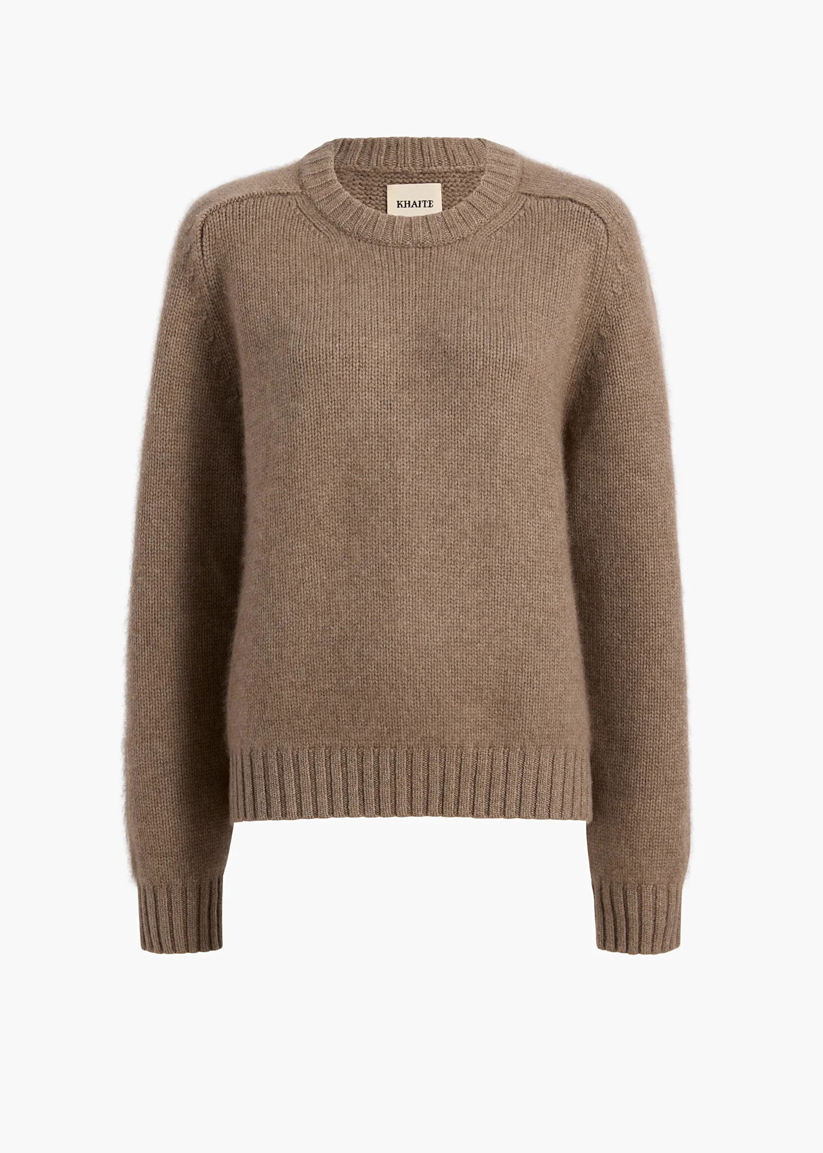Khaite Knitwear-Mae Sweater in Barley