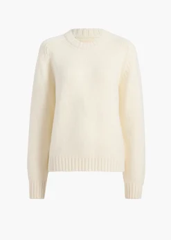 Khaite Knitwear-Mae Sweater in Glaze