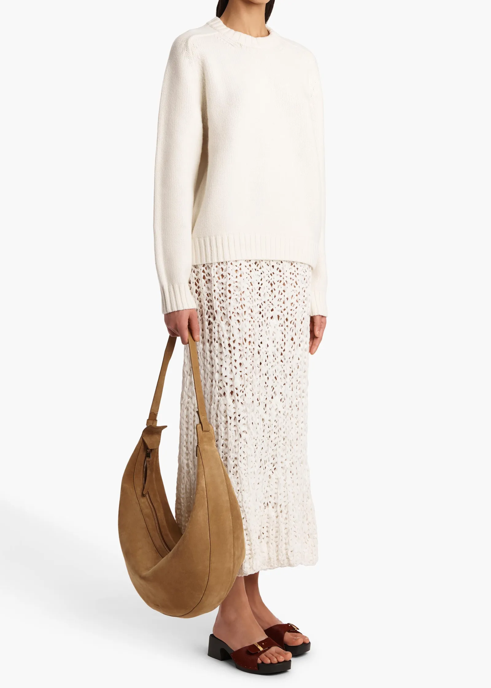 Khaite Knitwear-Mae Sweater in Glaze