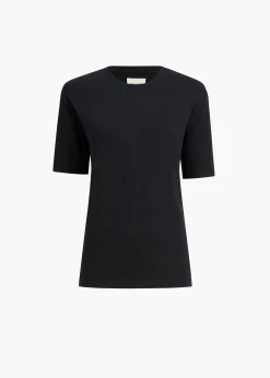Khaite T-Shirts & Tanks-Mae T-Shirt in Black