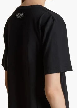Khaite T-Shirts & Tanks-Mae T-Shirt in Black