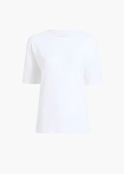 Khaite T-Shirts & Tanks-Mae T-Shirt in White