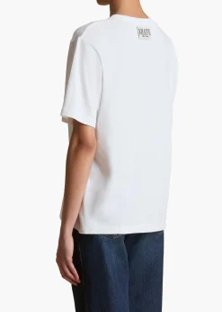 Khaite T-Shirts & Tanks-Mae T-Shirt in White