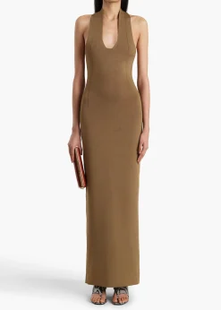 Khaite Dresses-Mahi Dress in Carob
