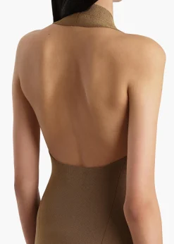 Khaite Dresses-Mahi Dress in Carob