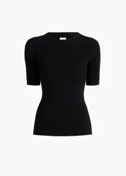 Khaite Shirts & Tops-Maj Top in Black