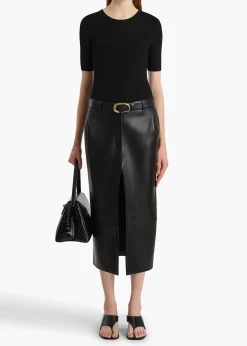 Khaite Shirts & Tops-Maj Top in Black