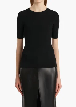 Khaite Shirts & Tops-Maj Top in Black