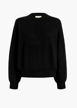 Khaite Knitwear-Margaux Sweater in Black