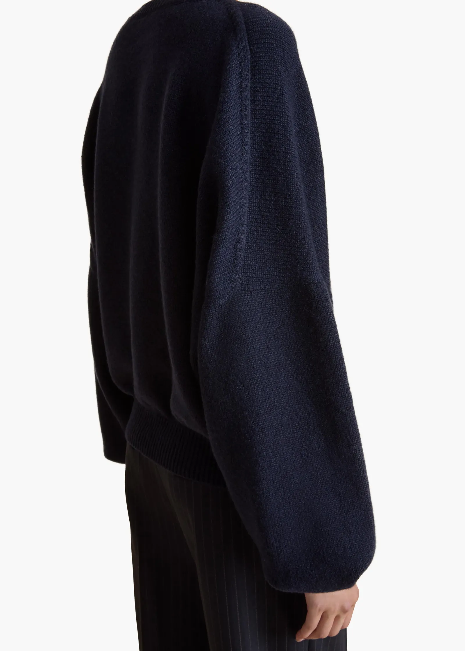 Khaite Knitwear-Margaux Sweater in Midnight
