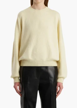 Khaite Knitwear-Margaux Sweater in Zest