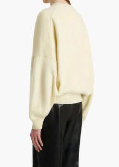Khaite Knitwear-Margaux Sweater in Zest