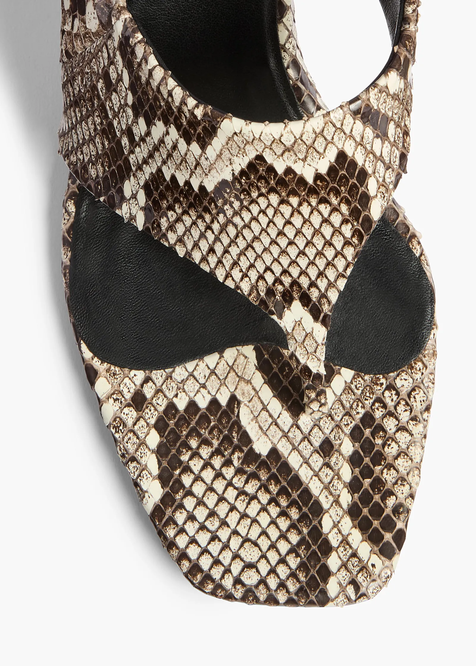 Khaite Mules|Sandals-Marlow Mule in Natural Python