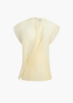 Khaite Shirts & Tops-Mer Top in Pale Yellow
