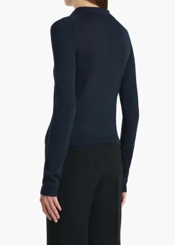 Khaite Shirts & Tops-Mikel Top in Midnight