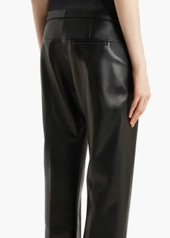 Khaite Leather|Pants-Miles Pant in Black Leather
