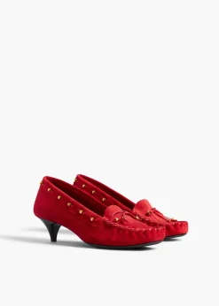 Khaite Pumps-Milly Pump in Lipstick Suede