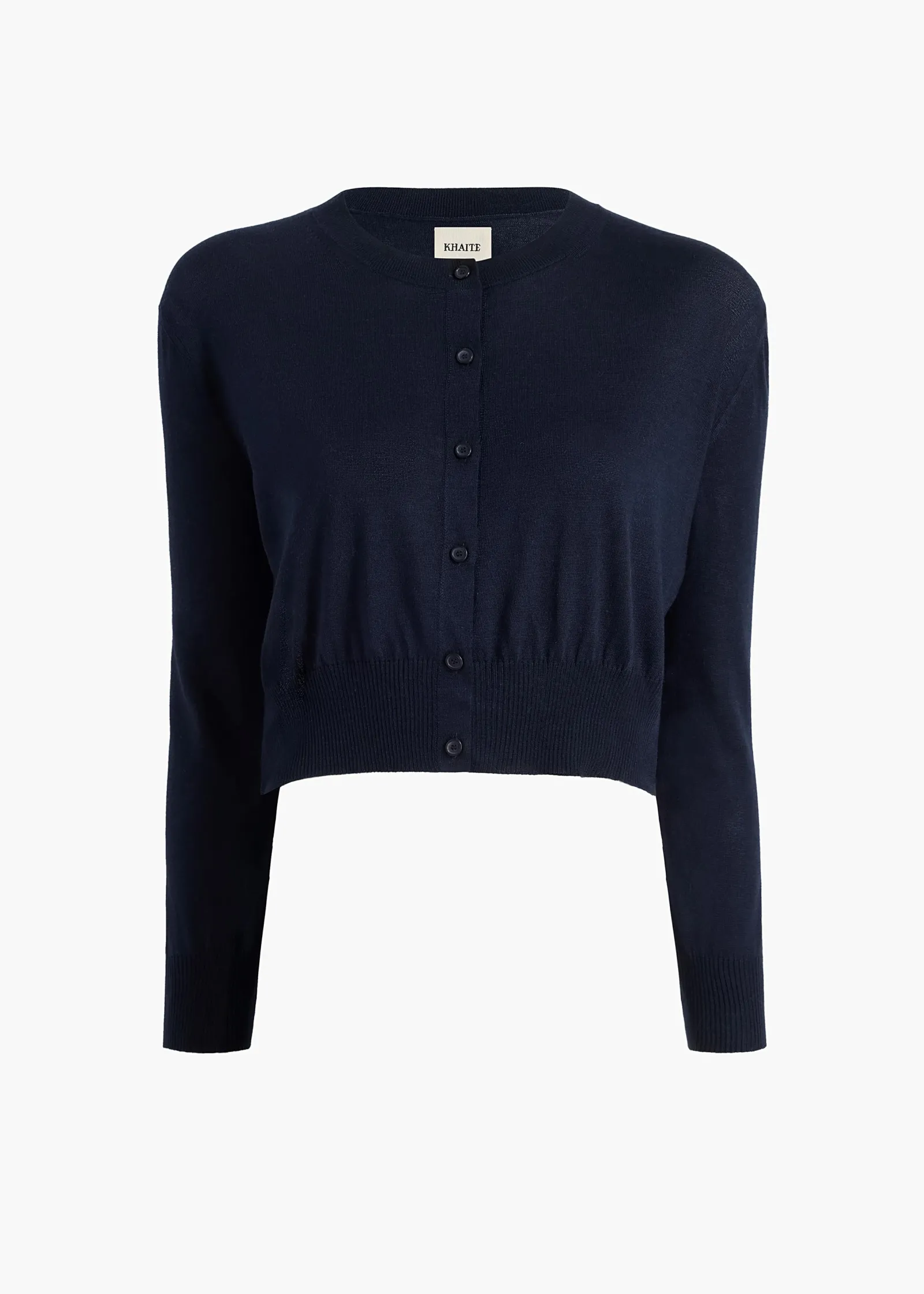 Khaite Knitwear-Nadyne Cardigan in Midnight