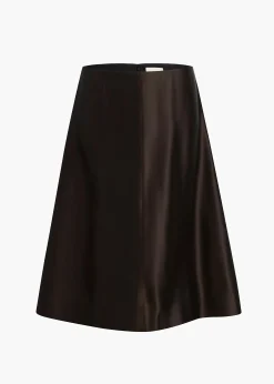 Khaite Skirts & Shorts-Nania Skirt in Bark