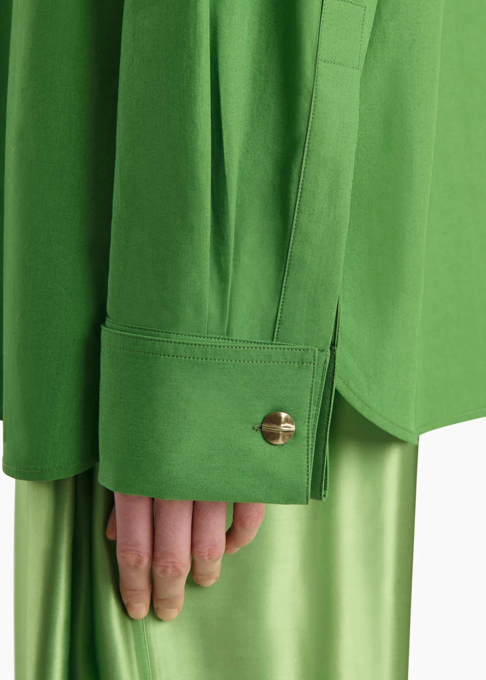 Khaite Shirts & Tops-Newton Top in Absinthe