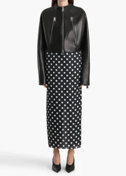 Khaite Leather|Jackets-Niko Jacket in Black Leather