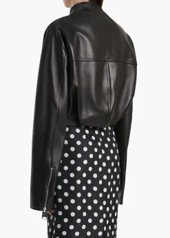 Khaite Leather|Jackets-Niko Jacket in Black Leather