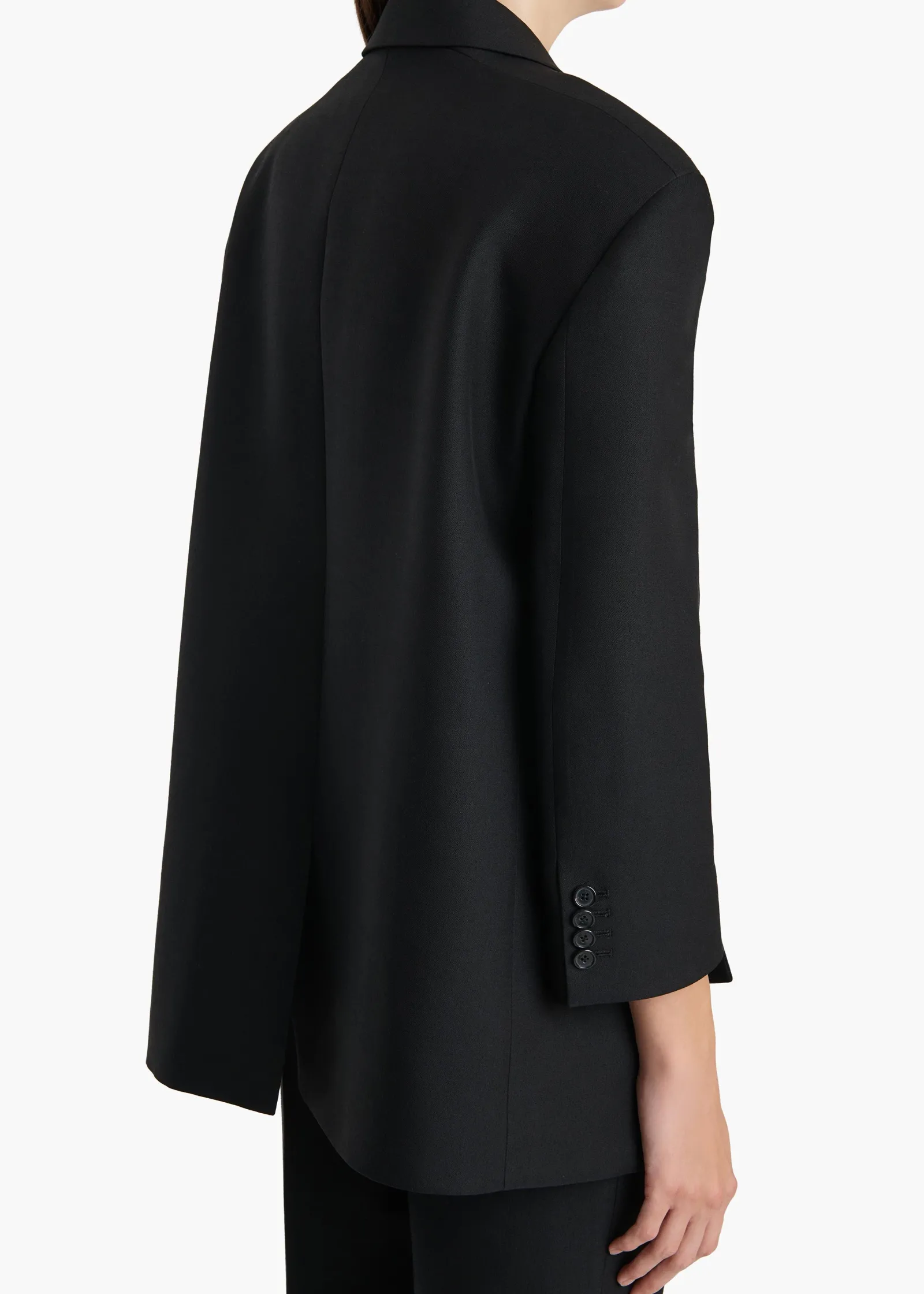 Khaite Leather|Jackets-Palto Jacket in Black