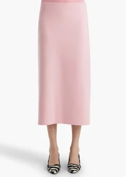 Khaite Knitwear|Skirts & Shorts-Patri Skirt in Rosewater