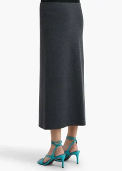 Khaite Knitwear|Skirts & Shorts-Patri Skirt in Storm